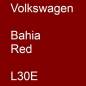 Preview: Volkswagen, Bahia Red, L30E.